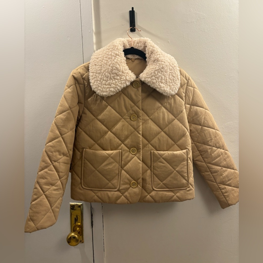Cute Cropped Jacket for Spring - removable collar